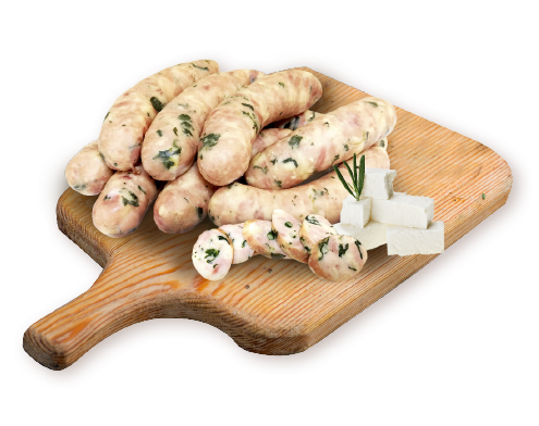 Sausage with Cheese & Spinach
